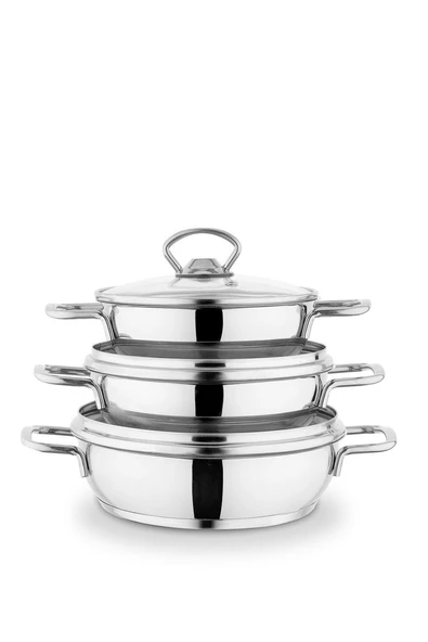 Schafer Cookhaus 6 Parça Gümüş Çelik Sahan Seti ürün görseli