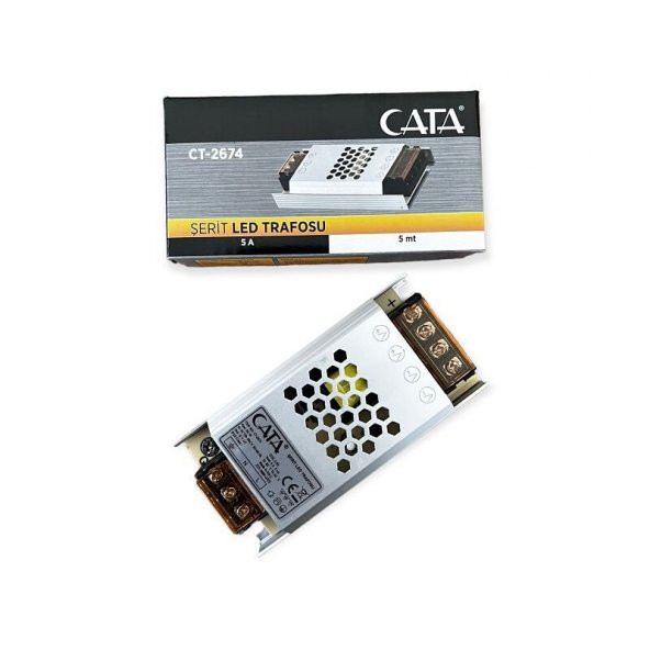 Cata CT-2674 5 Amper Ultra Slim Şerit Led Trafosu