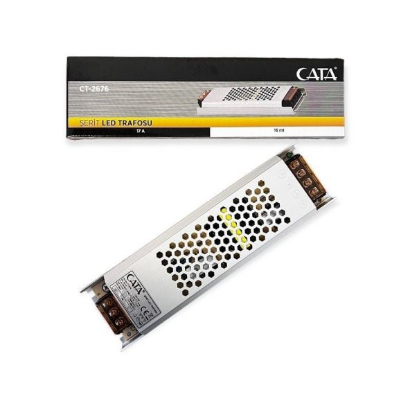 Cata CT-2676 17 Amper Ultra Slim Şerit Led Trafosu