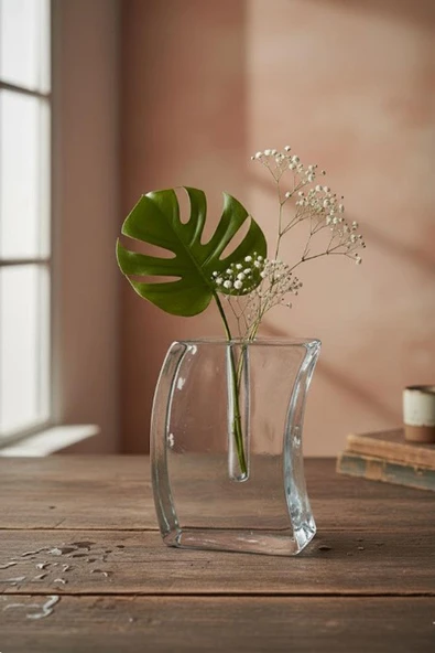 Paşabahçe El İmalatı Ağır Tek Çiçek Vazo 1 Adet 25308 ürün görseli 1