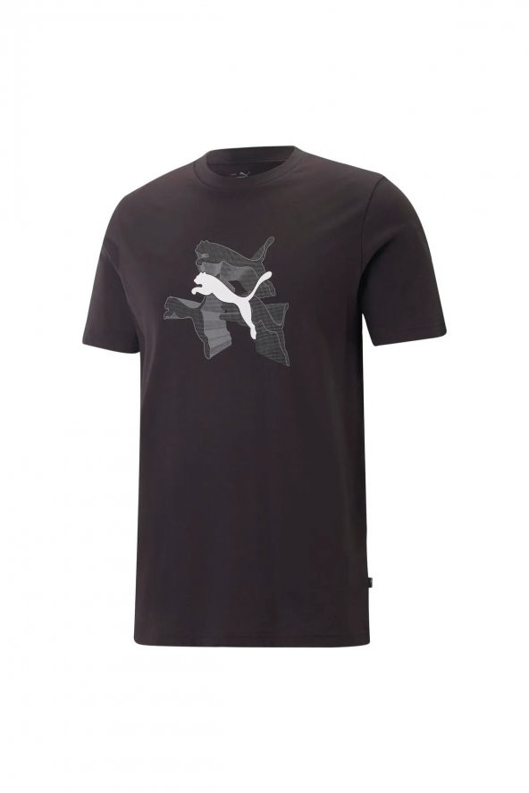 Puma 67448701 Graphics Reflective Tee Erkek T-Shirt