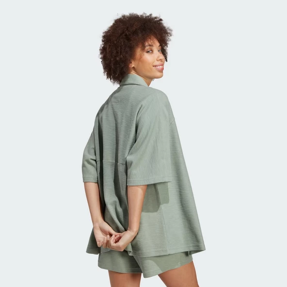 Adidas HZ4394 W Lng Lw Shirt Kadın Gömlek - 3