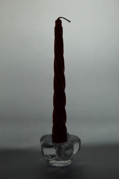 Paşabahçe El İmalatı Kristal Çiçek Model Mini Mumluk 1 Adet 25444 - Resim 2