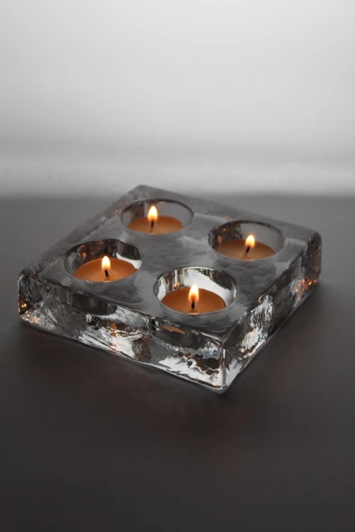 Paşabahçe El İmalatı Kristal Tealigt Mumluk 25014 - 2