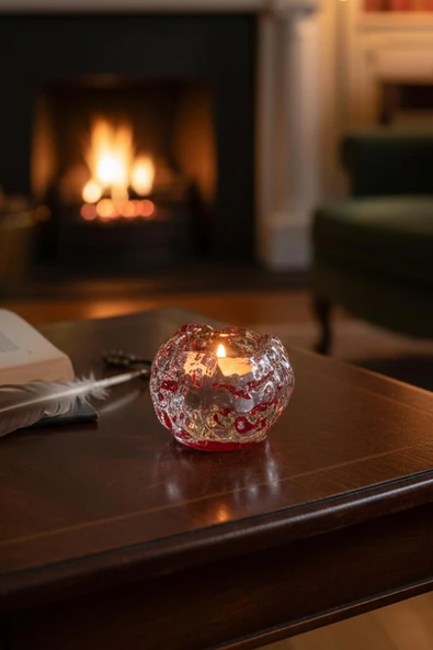 Paşabahçe El İmalatı Tealight Mumluk İçi Renkli 1 Adet 25266 - Resim 2