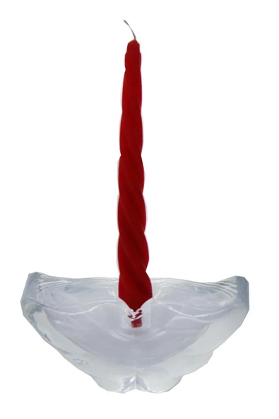 Paşabahçe El İmalatı İçi Dekorlu Kristal Melek Mumluk 1 Adet 25240 - Resim 2