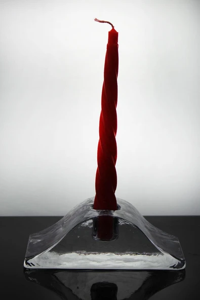 Paşabaçe Denizlicam El İmalatı Kristal Mumluk 023128 25094 (Mum Dahil Değildir) ürün görseli 1