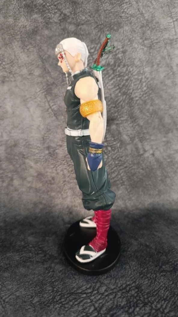 Anime Demon Slayer Tengen Uzui 19 cm Karakter Figür Oyuncak Biblo - Resim 4