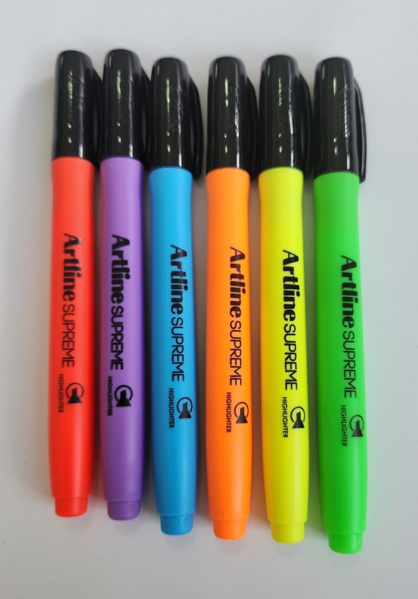 Supreme Highlighter Fosforlu İşaretleme Kalemi Set 6 Renk - 2