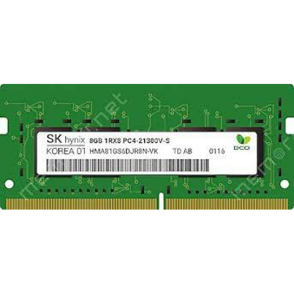 SK Hynix HMA81GS6DJR8N-VK 8 GB DDR4 2666 MHz CL19 Notebook Ram