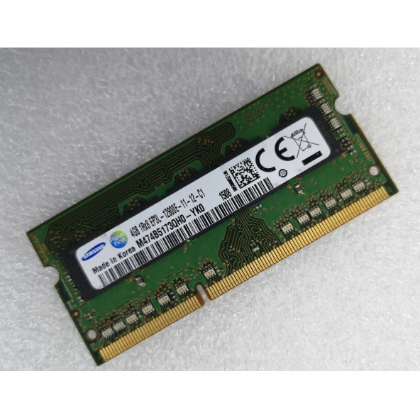 SAMSUNG 4GB DDR3 1600MHz ECC RAM 1Rx8 EP3L-12800E-11-12-C1 M474B5173QH0-YK0 SERVER RAM BELLEK - 2