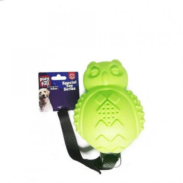 Playfull İpli Baykuş Plastik Köpek Oyuncağı 30x10 Cm - 2