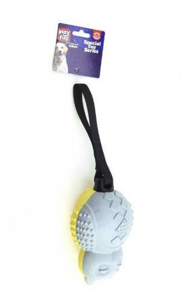 Playfull İpli Baykuş Plastik Köpek Oyuncağı 30x10 Cm - 3