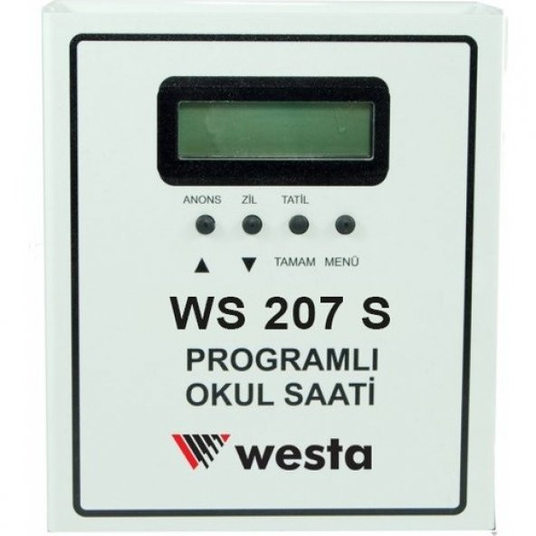 Westa WS 207 S USB Akıllı Okul Zil Saati