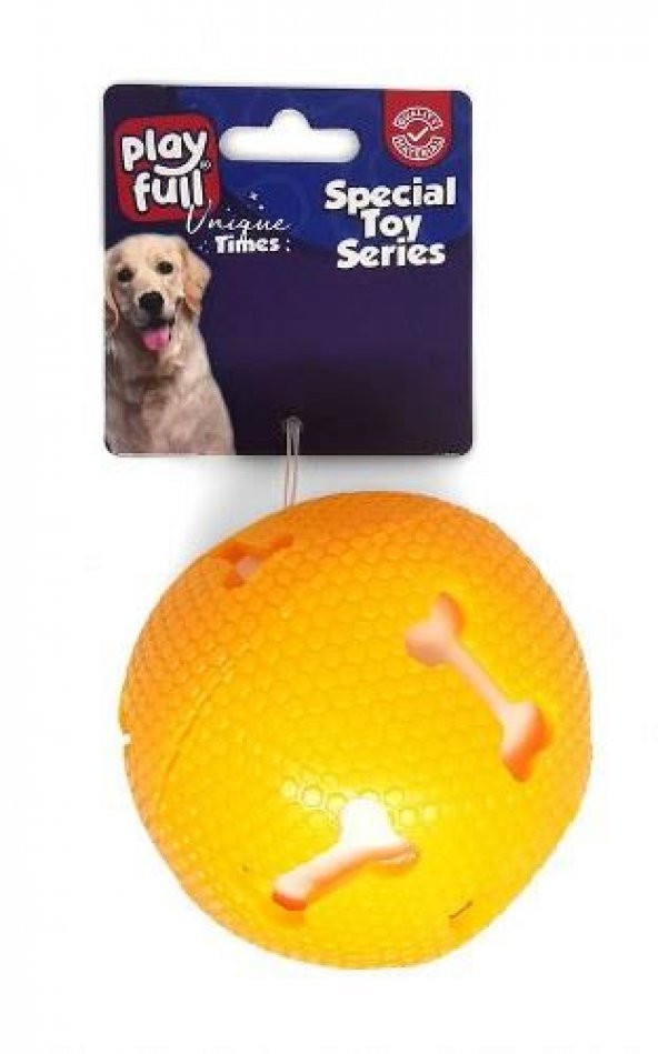 Playfull Zilli Plastik Top Köpek Oyuncağı 7,5 Cm - 2