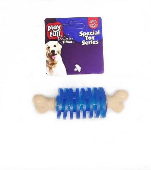 Playfull Plastik Halka Köpek Çiğneme Oyuncağı 10x3 Cm