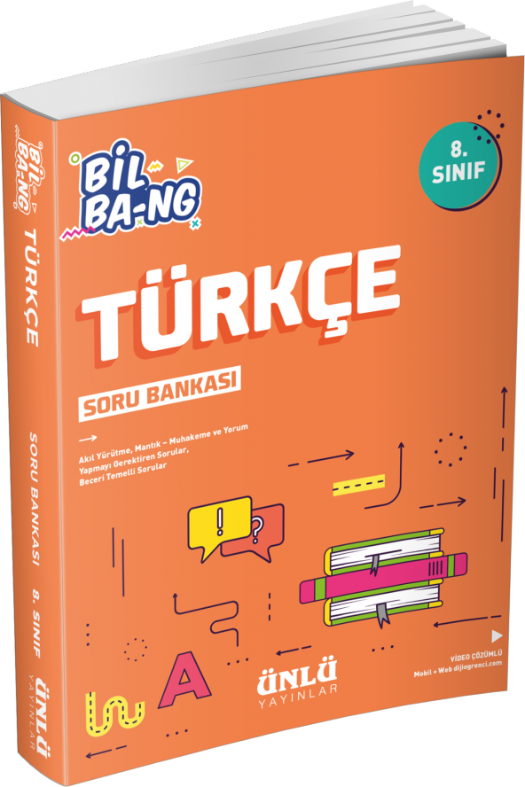 Ünlü 8. Sınıf Bil Ba-ng Türkçe Soru Bankası