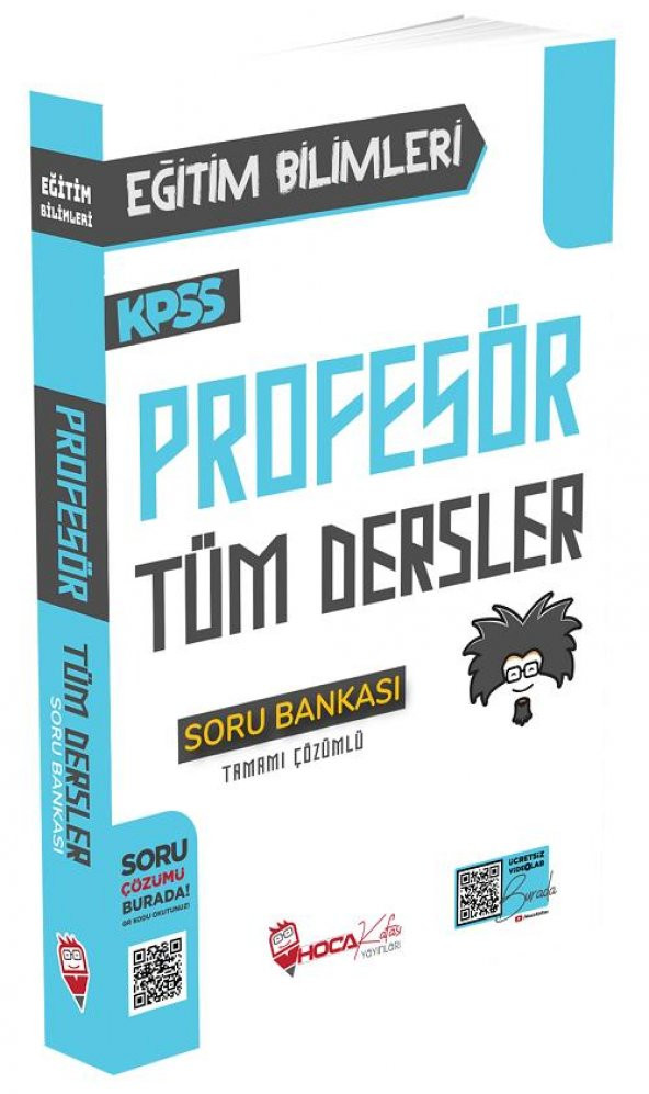 KPSS Eğitim Bilimleri Profesör Soru Bankası Çözümlü Hoca Kafası Yayınları