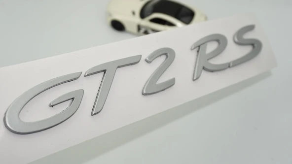 DK Tuning Porsche 911 GT2 RS Bagaj Gri ABS Yazı Logo Amblem