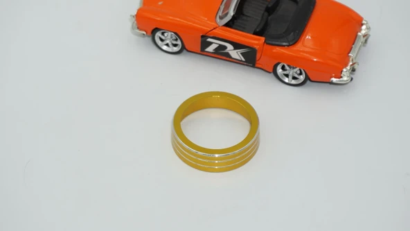 DK Tuning Focus 3 Mondeo 4 Far Topuzu Anahtarı Sarı Dekoratif Halkası - 4