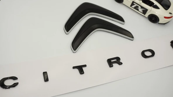 DK Tuning Citroen C4-X e C4-X Siyah Gri Bagaj Logo Arma Seti - 4