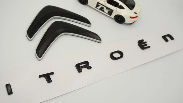 DK Tuning Citroen C4-X e C4-X Siyah Gri Bagaj Logo Arma Seti - 5