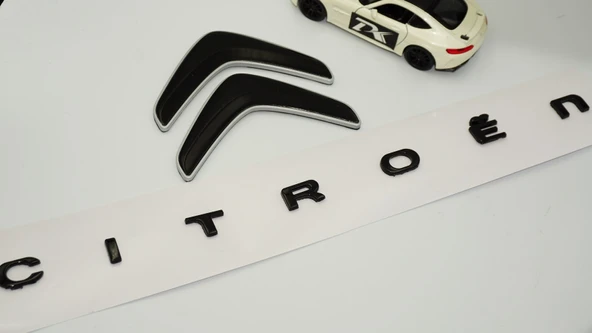 DK Tuning Citroen C4-X e C4-X Siyah Gri Bagaj Logo Arma Seti - 3