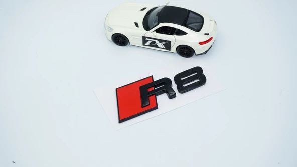 DK Tuning R8 Bagaj Siyah 3M 3D Yazı Logo Audi İle Uyumlu - 3