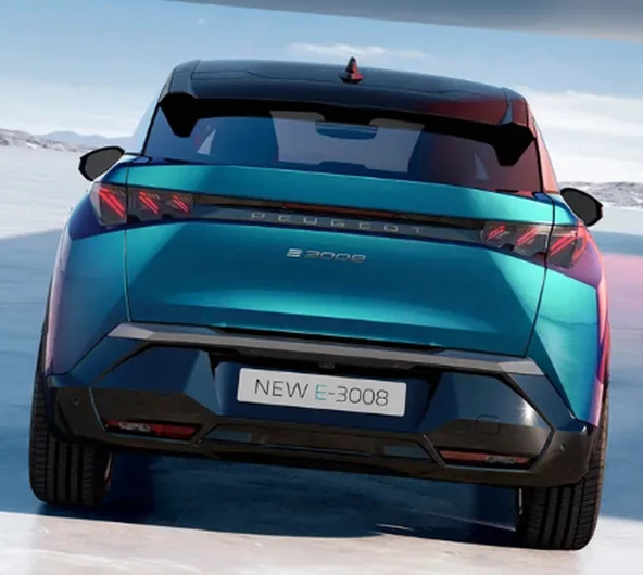 DK Tuning Peugeot Yeni 3008 Bagaj 3M 3D Koyu Gri ABS Yazı Logo - 4