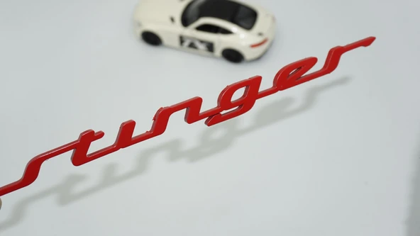 DK Tuning Stinger Kırmızı Bagaj Logo Arma Kia İle Uyumlu - Resim 3