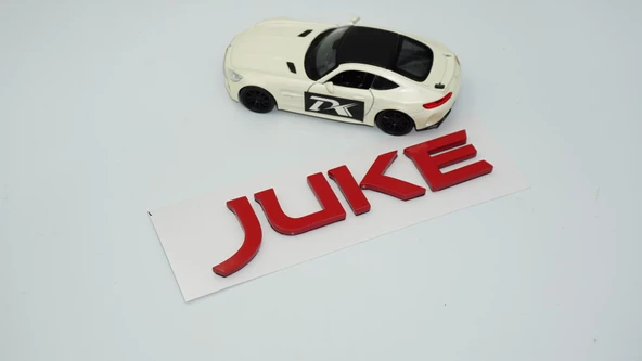 DK Tuning juke Kırmızı ABS 3M Bagaj Yazı Logo Nissan İle Uyumlu - 3