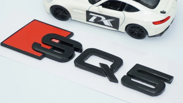 DK Tuning SQ5 Siyah ABS 3M 3D Bagaj Logo Audi İle Uyumlu - 4