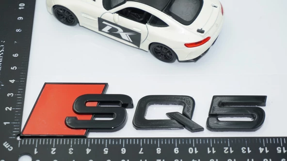 DK Tuning SQ5 Siyah ABS 3M 3D Bagaj Logo Audi İle Uyumlu - 2