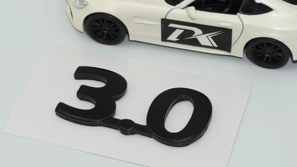 DK Tuning 3.0 Bagaj Siyah Yazı Logo 2001 2010 Jaguar İle Uyumlu - Resim 4