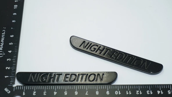 DK Tuning Night Edition Çamurluk Yanı Logo Arma Seti Benz İle Uyumlu - Resim 2