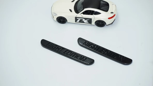 DK Tuning Night Edition Çamurluk Yanı Logo Arma Seti Benz İle Uyumlu - Resim 3