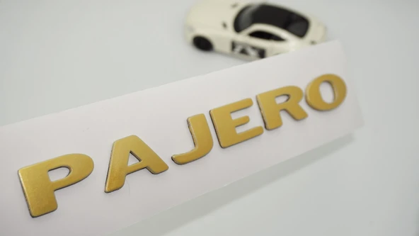 DK Tuning Pajero V31 V32 V33 Gold ABS 3M Bagaj Yazı Logo ürün görseli 1