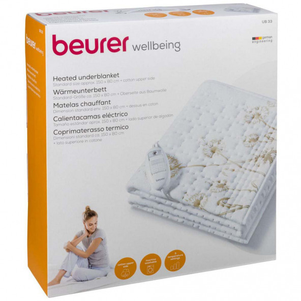Beurer Ub 33 Elektrikli Altlık Battaniye 150 X 80 Cm - 3