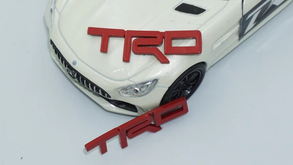 DK Tuning TRD Direksiyon Kırmızı Logo Amblem Toyota İle Uyumlu - 5