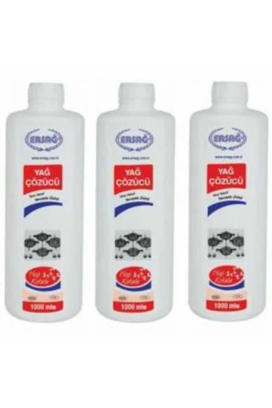 Ersağ Yağ Çözücü 1000ml 3 Adet