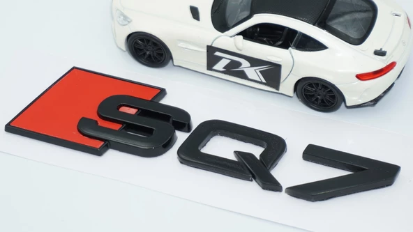 DK Tuning SQ7 Siyah ABS 3M 3D Bagaj Logo Audi İle Uyumlu - 4