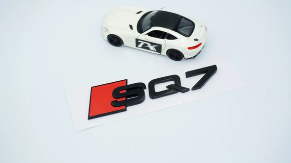 DK Tuning SQ7 Siyah ABS 3M 3D Bagaj Logo Audi İle Uyumlu - 3