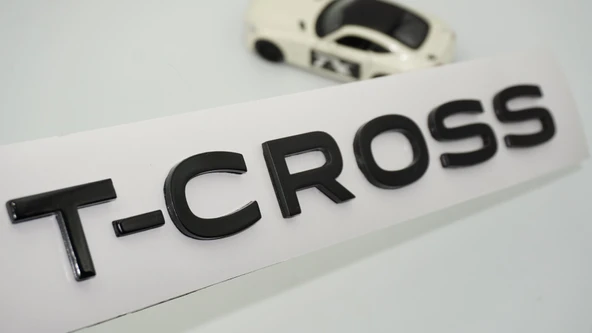 DK Tuning VW Volkswagen T-Cross Bagaj Siyah ABS Yazı Logo Amblem