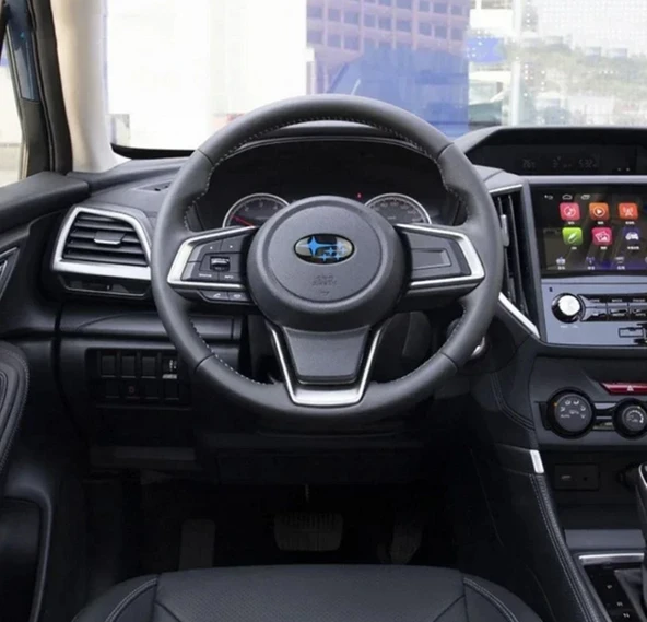 DK Tuning Direksiyon Siyah Mavi Amblem Logo Arma Subaru İle Uyumlu - 3
