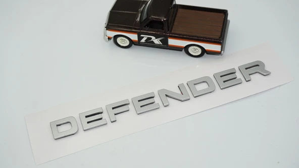 DK Tuning Land Rover Defender L663 Gri Bagaj Yazı Logo Arma - Resim 4