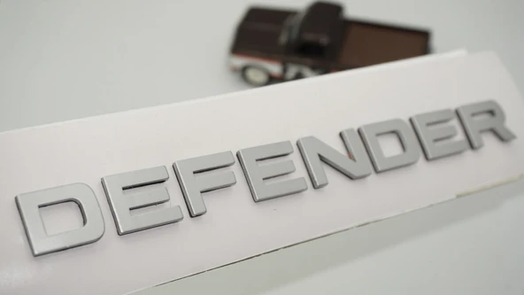 DK Tuning Land Rover Defender L663 Gri Bagaj Yazı Logo Arma ürün görseli