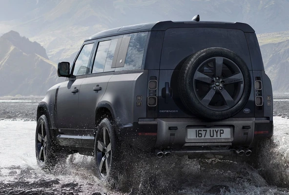 DK Tuning Land Rover Defender L663 Gri Bagaj Yazı Logo Arma - Resim 3