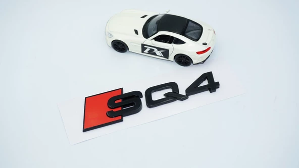 DK Tuning SQ4 Siyah ABS 3M 3D Bagaj Logo Audi İle Uyumlu - 3