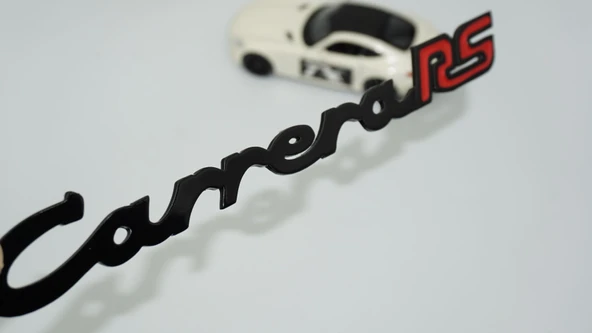 DK Tuning Porsche 911 Carrera RS 3M Siyah ABS Bagaj Yazı Logo ürün görseli 1