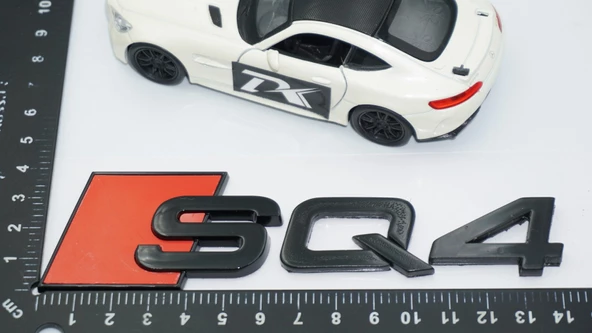 DK Tuning SQ4 Siyah ABS 3M 3D Bagaj Logo Audi İle Uyumlu - 2